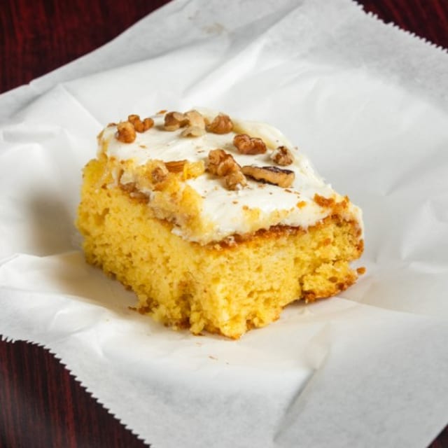 Elvis' Pineapple, Cream Cheese, & Walnut Cake.