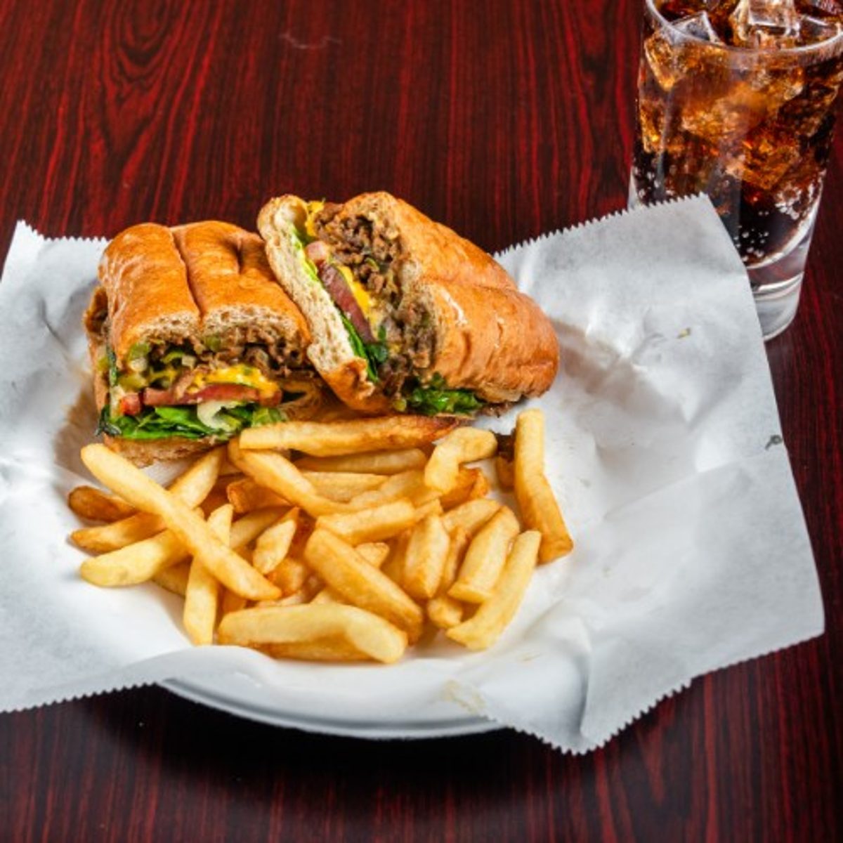 Philly Cheese Steak Sandwich Combo