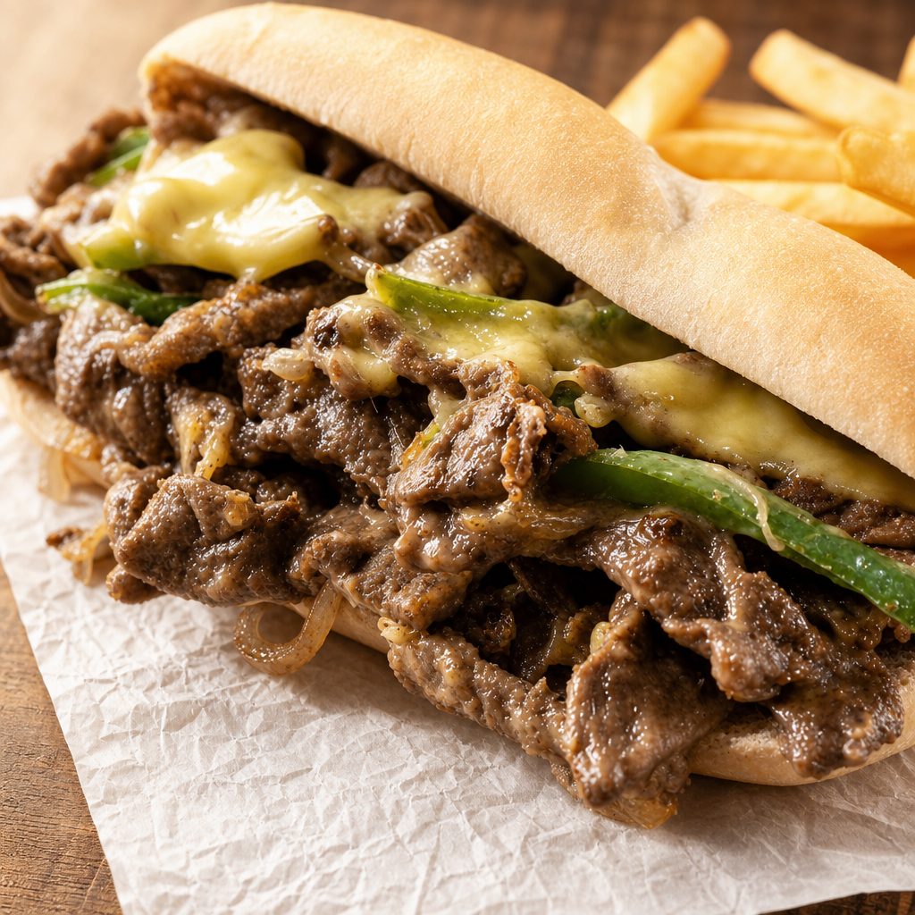 Philly Cheese Steak Sandwich Only.
