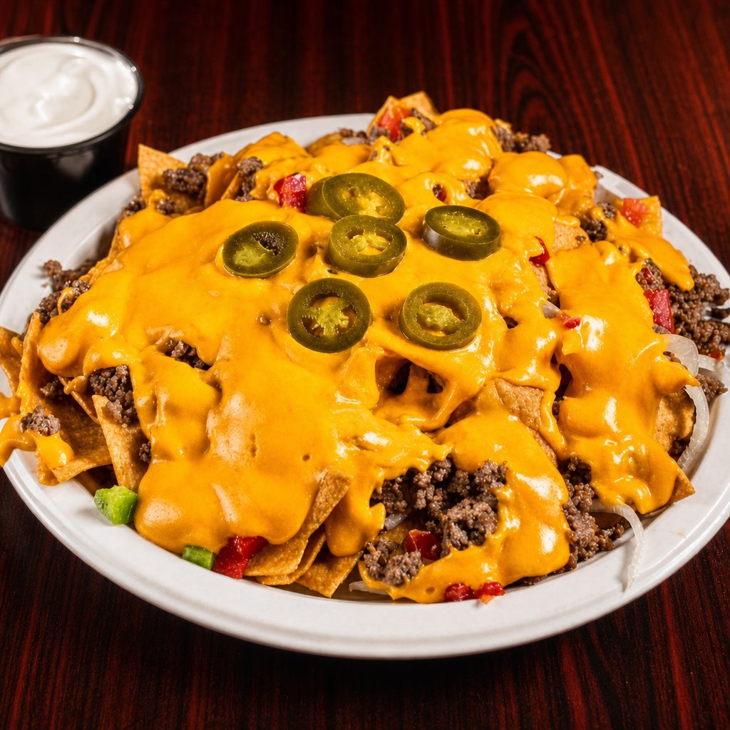 Beef Nachos.